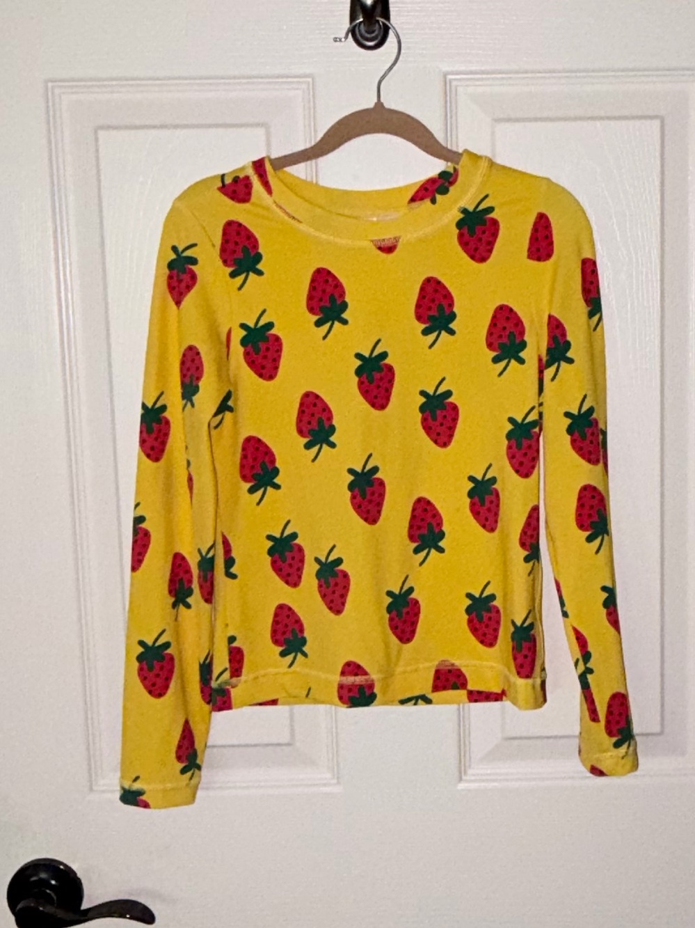 Hanna Andersson Strawberry Long Sleeve Rashguard ☀️🍓